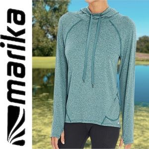 Marika Heather Atlantic Deep Flex Long-Sleeved Hoodie Small